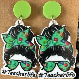 Earrings‎ Fun Teacher Earrings  Teacher Life